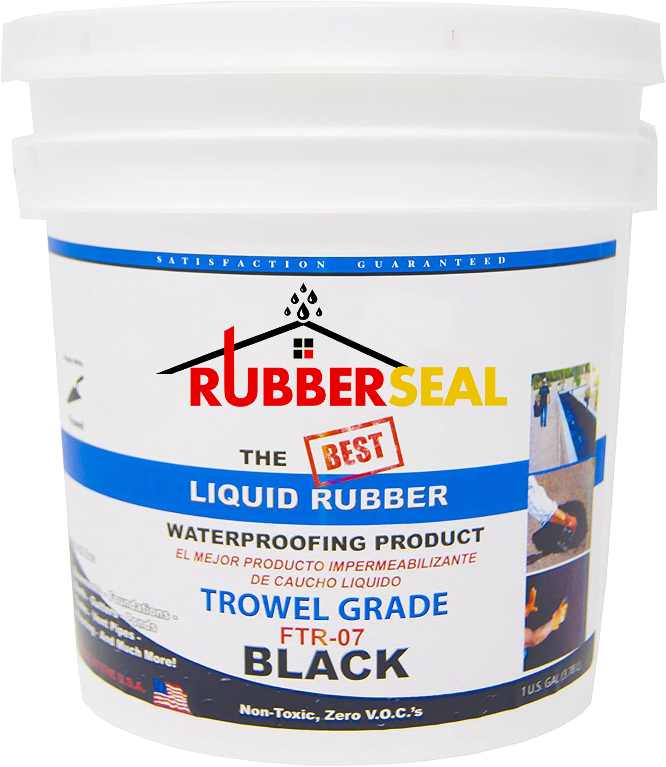 Rubberseal Liquid Rubber Waterproofing Trowel On – Black -rubberseal  Rubberseal Liquid Rubber Waterproofing Products
