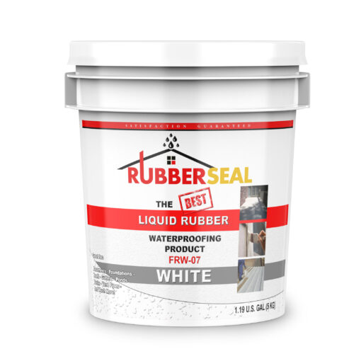 White Liquid Rubber Waterproof Coating Waterproofing Sealant - Rubberseal