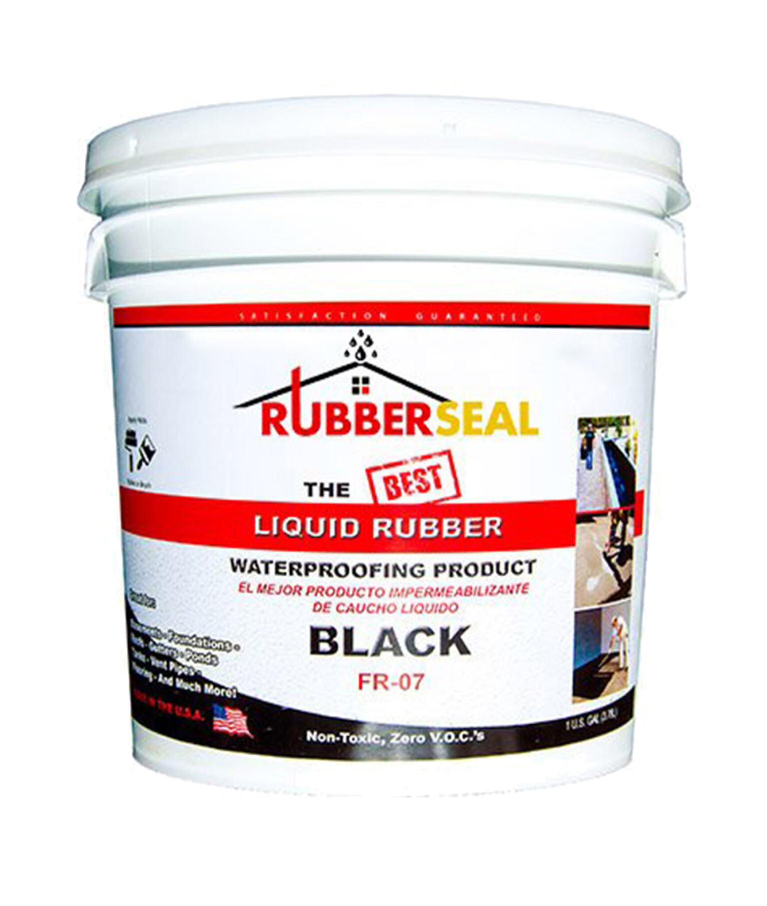 Rubberseal Liquid Rubber Waterproofing Roll On Black Rubberseal
